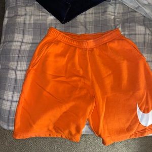 Orange Nike Shorts